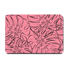 Pink Monstera Small Doormat by ConteMonfrey