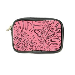 Pink Monstera Coin Purse by ConteMonfrey