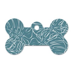 Monsteras Dog Tag Bone (Two Sides)