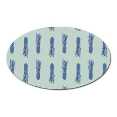 Blue King Pineapple  Oval Magnet by ConteMonfrey
