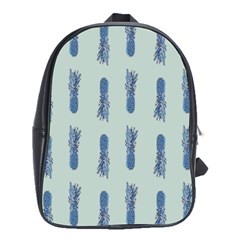 Blue King Pineapple  School Bag (xl) by ConteMonfrey