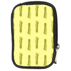 Yellow Pineapple Compact Camera Leather Case