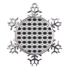 Cosmos Circles Metal Large Snowflake Ornament by ConteMonfrey