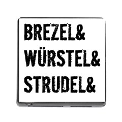 Its A German Thing Bier Brezel Wurstel Strudel Schnitzel Memory Card Reader (square 5 Slot) by ConteMonfrey