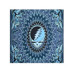 Grateful Dead Butterfly Pattern Square Satin Scarf (30  X 30 )