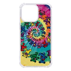 Grateful Dead Bears Tie Dye Vibrant Spiral Iphone 13 Pro Tpu Uv Print Case