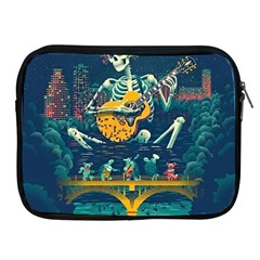 Grateful Dead Singing Skeleton Apple Ipad 2/3/4 Zipper Cases by Bedest