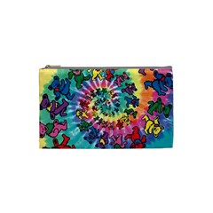 Grateful Dead Artsy Cosmetic Bag (small) by Bedest