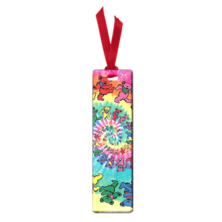 Grateful Dead Bears Tie Dye Vibrant Spiral Small Book Marks