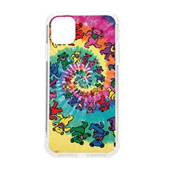 Grateful Dead Bears Tie Dye Vibrant Spiral Iphone 11 Tpu Uv Print Case by Bedest