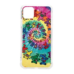 Grateful Dead Bears Tie Dye Vibrant Spiral Iphone 11 Pro Max 6 5 Inch Tpu Uv Print Case by Bedest