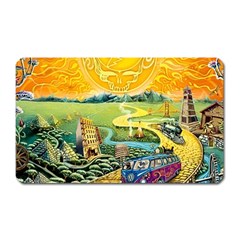 Grateful Dead Golden Road Magnet (rectangular) by Bedest