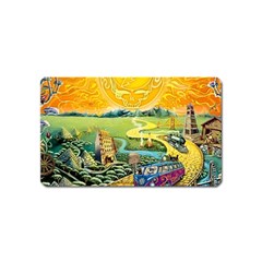 Grateful Dead Golden Road Magnet (name Card) by Bedest