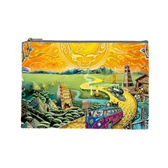 Grateful Dead Golden Road Cosmetic Bag (large) by Bedest