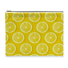 Lemon Fruits Slice Seamless Pattern Cosmetic Bag (xl)