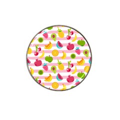 Tropical Fruits Berries Seamless Pattern Hat Clip Ball Marker (10 Pack)