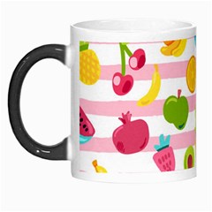 Tropical Fruits Berries Seamless Pattern Morph Mug by Ravend