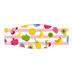 Tropical Fruits Berries Seamless Pattern Stretchable Headband by Ravend