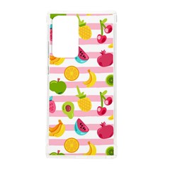 Tropical Fruits Berries Seamless Pattern Samsung Galaxy Note 20 Ultra Tpu Uv Case