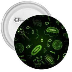 Bacteria Virus Seamless Pattern Inversion 3  Buttons