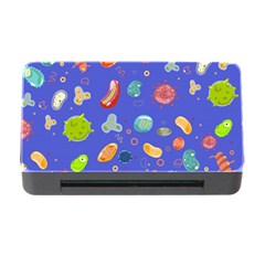 Virus Seamless Pattern Memory Card Reader With Cf