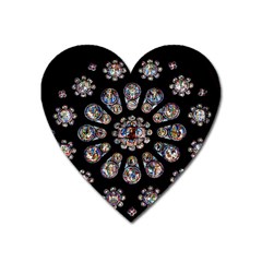 Photo Chartres Notre Dame Heart Magnet by Bedest