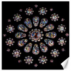 Photo Chartres Notre Dame Canvas 20  X 20  by Bedest