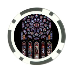 Photos Chartres Rosette Cathedral Poker Chip Card Guard (10 Pack) by Bedest