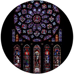 Photos Chartres Rosette Cathedral Uv Print Round Tile Coaster