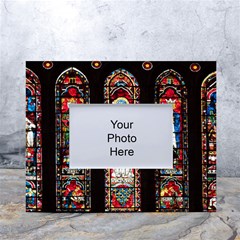 Photos Chartres Notre Dame White Tabletop Photo Frame 4 x6  by Bedest