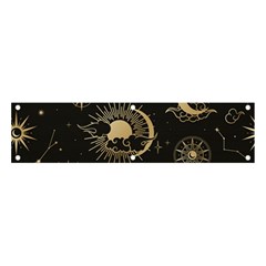 Star Colorful Christmas Abstract Banner and Sign 4  x 1 