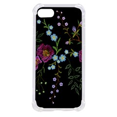 Embroidery Trend Floral Pattern Small Branches Herb Rose Iphone Se by Apen