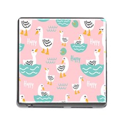 Cute Owl Doodles With Moon Star Seamless Pattern Memory Card Reader (square 5 Slot) by Apen
