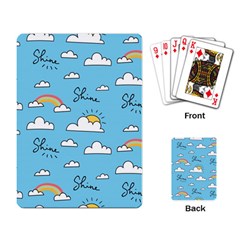 Sky Pattern Playing Cards Single Design (rectangle) by Apen