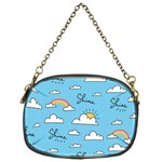 Sky Pattern Chain Purse (One Side) Front