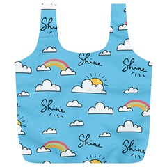 Sky Pattern Full Print Recycle Bag (xl) by Apen