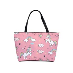 Cute Unicorn Seamless Pattern Classic Shoulder Handbag by Apen