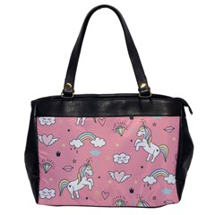 Cute Unicorn Seamless Pattern Oversize Office Handbag