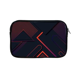 Gradient Geometric Shapes Dark Background Design Apple Macbook Pro 13  Zipper Case