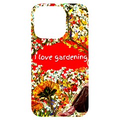 Garden Lover Iphone 14 Pro Black Uv Print Case by TShirt44