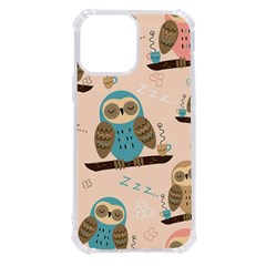 Seamless Pattern Owls Dream Cute Style Pajama Fabric Iphone 13 Pro Max Tpu Uv Print Case by Apen