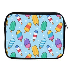 Cute Kawaii Ice Cream Seamless Pattern Apple Ipad 2/3/4 Zipper Cases by Apen