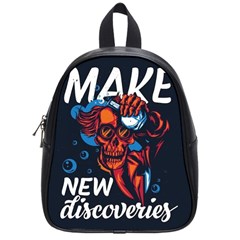 Make Devil Discovery  School Bag (small) by Saikumar