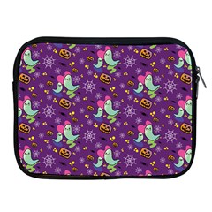 Pumpkin Ghost Skeleton Pattern Apple Ipad 2/3/4 Zipper Cases by Jatiart