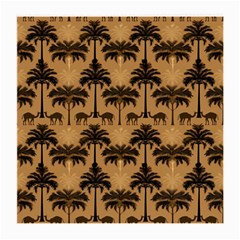 Camel Palm Tree Patern Medium Glasses Cloth