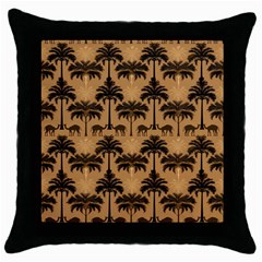 Background Abstract Pattern Design Throw Pillow Case (black)