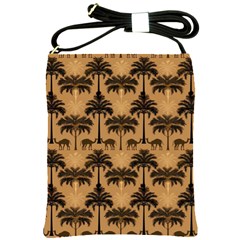 Abstract Design Background Pattern Shoulder Sling Bag