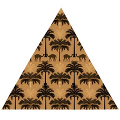 Background Abstract Pattern Design Wooden Puzzle Triangle