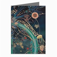 Bird Flower Tree Forest Greeting Cards (pkg Of 8)