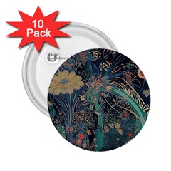 Flowers Trees Forest 2 25  Buttons (10 Pack) 